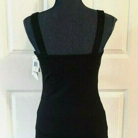 Inc  Neckless Line Silver Evening Short Dress - Picture 2 of 8